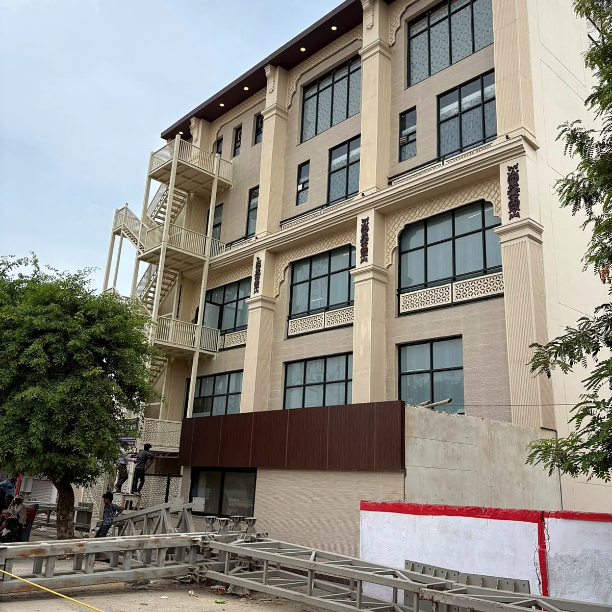 Street elevation and ground floor frontage